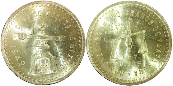 Onza 1949 Mexico