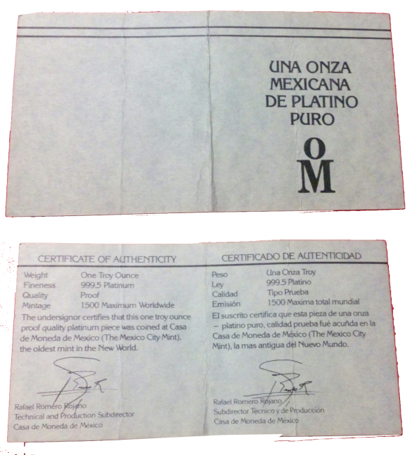 certificado 1987